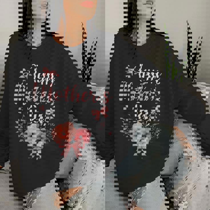 Floral Mommy Cute Happy Mother's Day For Mom Grandma Women Sweatshirt Gifts for Her