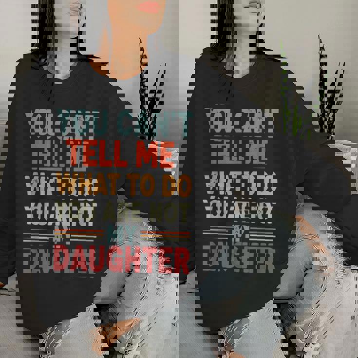 Father Daddy From Daughter Fathers Day レディーススウェットシャツ 彼女への贈り物