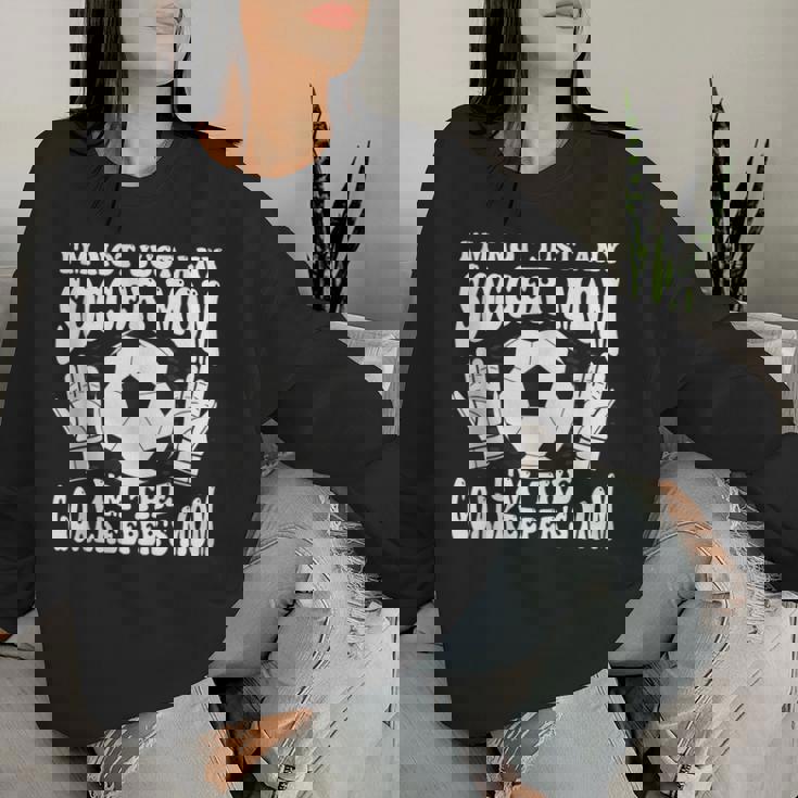 Fútbol Mamá Portero Portero Madre In Mangas Sudadera Mujer Regalos para ella