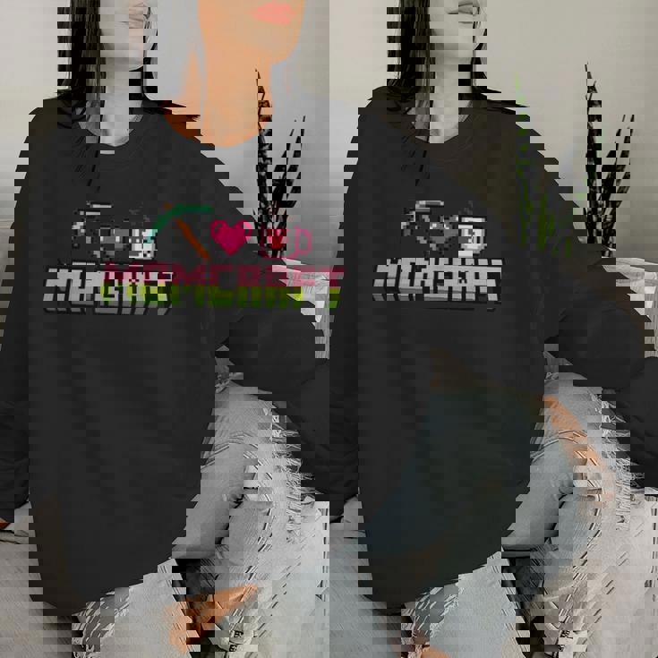 Happy Mother's Day Momcraft Gamer Mom S Sweatshirt Frauen Geschenke für Sie