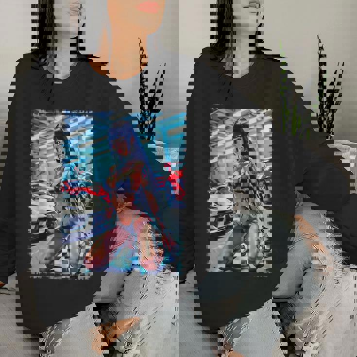 Hot Girl On メンズ Hot Asian Girl 輸入モデル レディーススウェットシャツ 彼女への贈り物