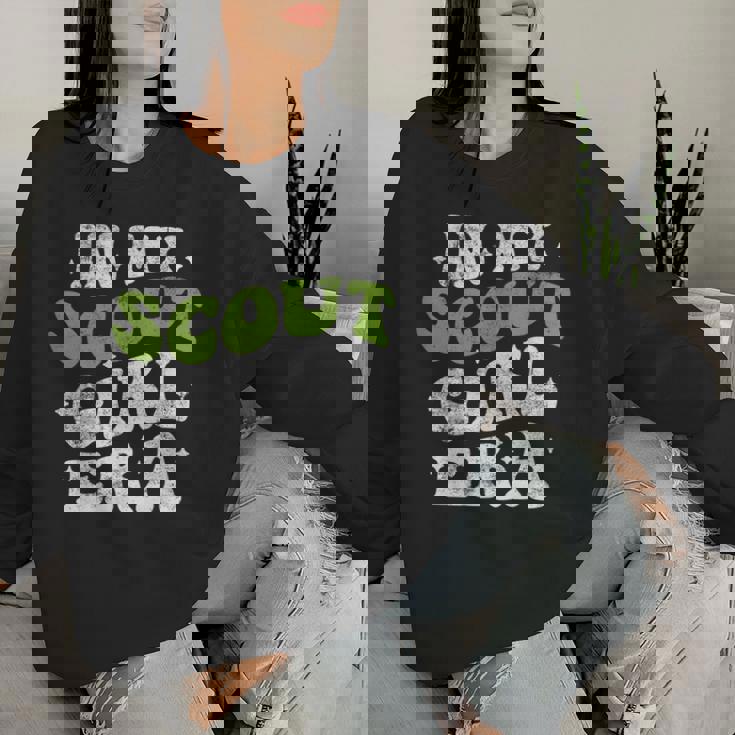 In Mycout Girl Era ファニースカウトガール スカウト キャンプ レディーススウェットシャツ 彼女への贈り物