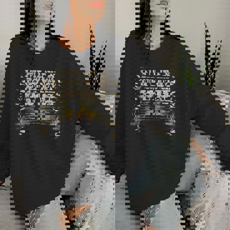 Itill Play Duck Hunting itka Camo Dux Waterfowl メンズ レディーススウェットシャツ 彼女への贈り物