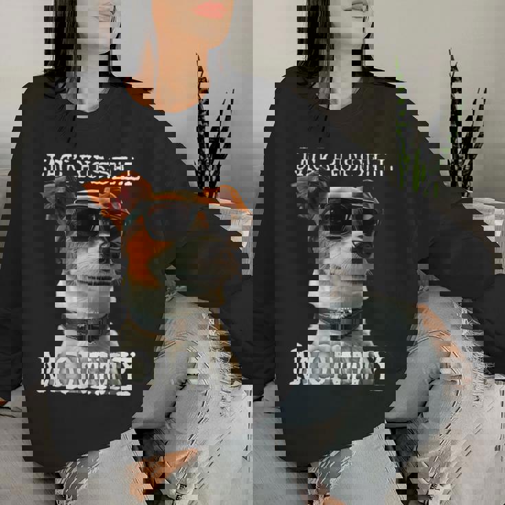 Jack Russell Mommyジャック・ラッセル ママ 母の日 お母さん ジャック・ラッセル・テリア レディーススウェットシャツ 彼女への贈り物