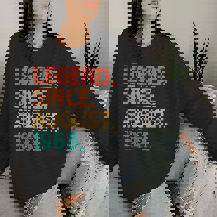 Legendince August 1968 Birthdayintage 1968 レディーススウェットシャツ 彼女への贈り物