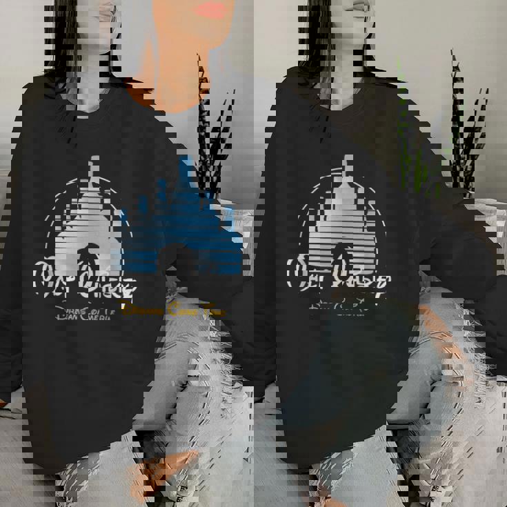 Malt Whiskey Dreams Come True 面白いしゃれパロディtシャツ レディーススウェットシャツ 彼女への贈り物