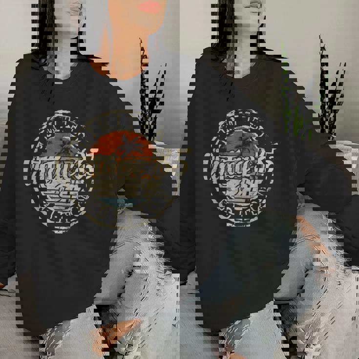 Vintage 1985 40Th Birthday 40 Year Old For Women レディーススウェットシャツ 彼女への贈り物