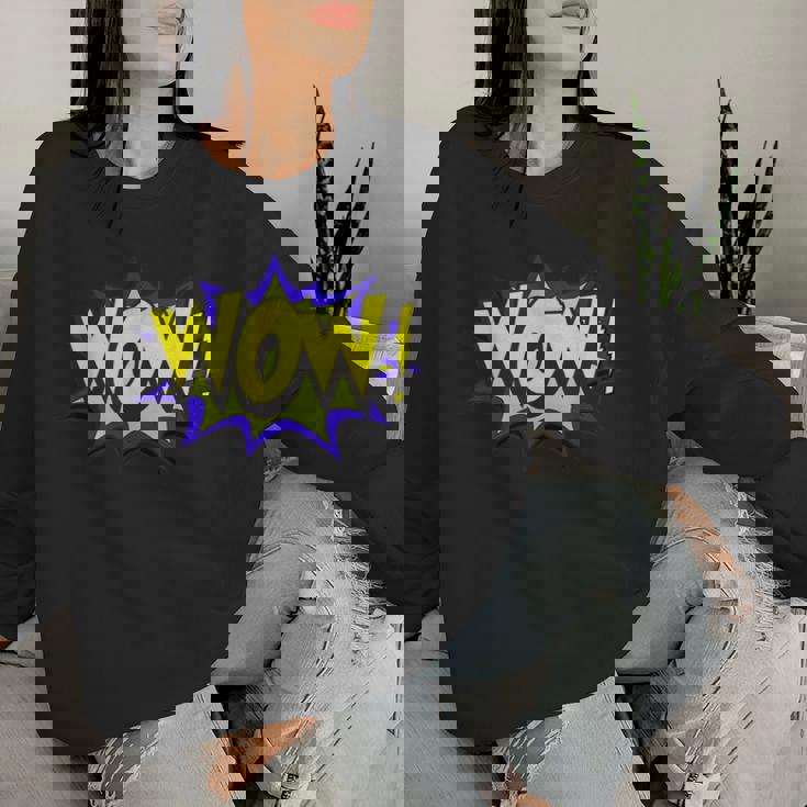 Wow Wow Dad Mom メンズ レディース ボーイズ ガールズ ファニーギフトtシャツ レディーススウェットシャツ 彼女への贈り物