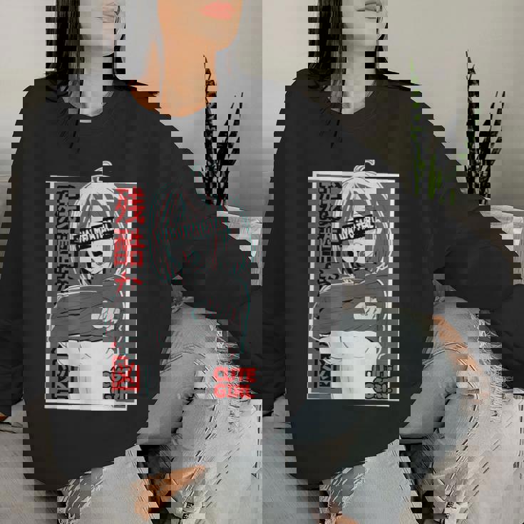 あがかお フェイス Lewd アニメ 女の子 和服 オタク用 レディーススウェットシャツ 彼女への贈り物