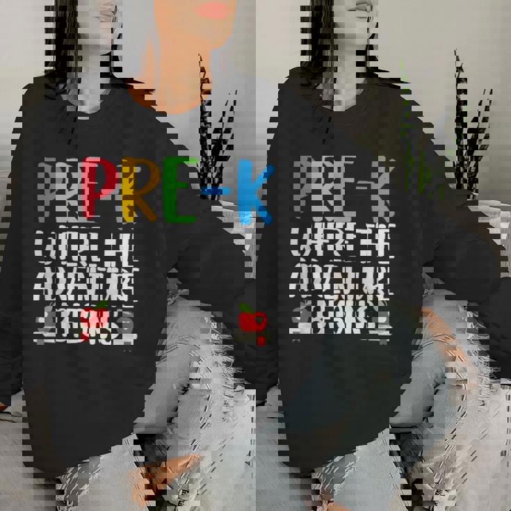 かわいい Pre-K Teacher chool Prek Teacher メンズ レディース レディーススウェットシャツ 彼女への贈り物