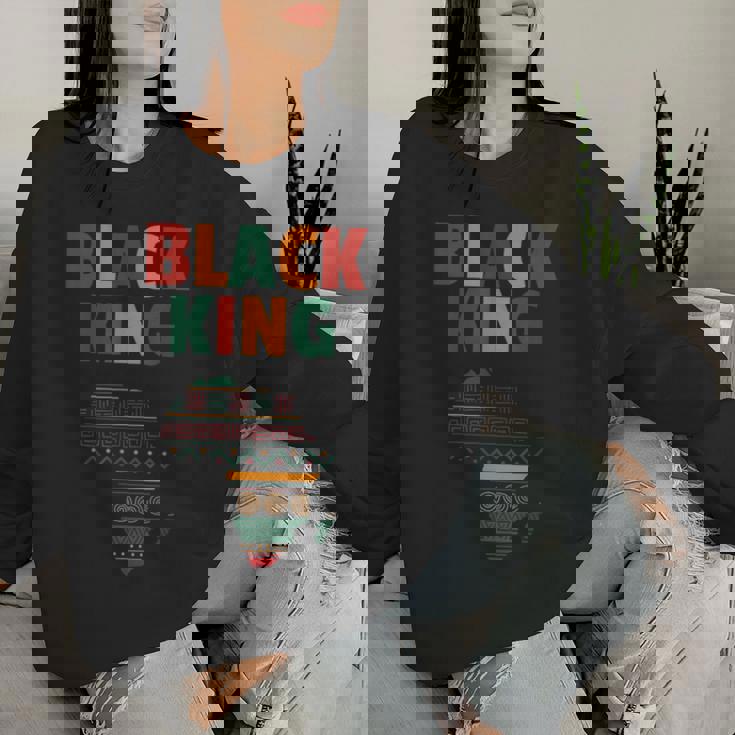 アフリカ大陸アート。男性、女性、アフリカの地図愛好家に。 レディーススウェットシャツ 彼女への贈り物