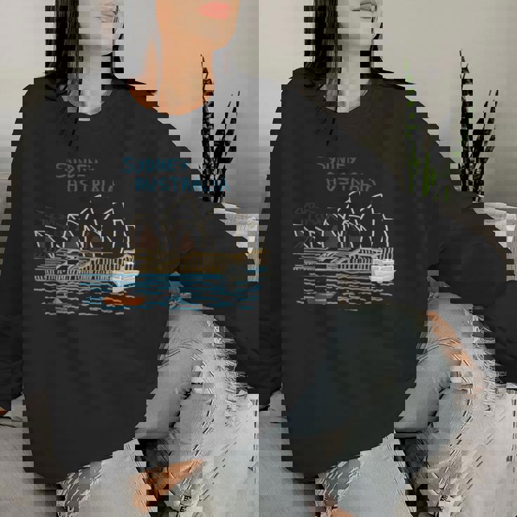 オーストラリアシドニーシティお土産ギフト 男性 女性 レディーススウェットシャツ 彼女への贈り物