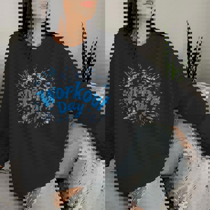 トレーニングエクササイズコスチューム ジム 男の子 女の子 レディーススウェットシャツ 彼女への贈り物