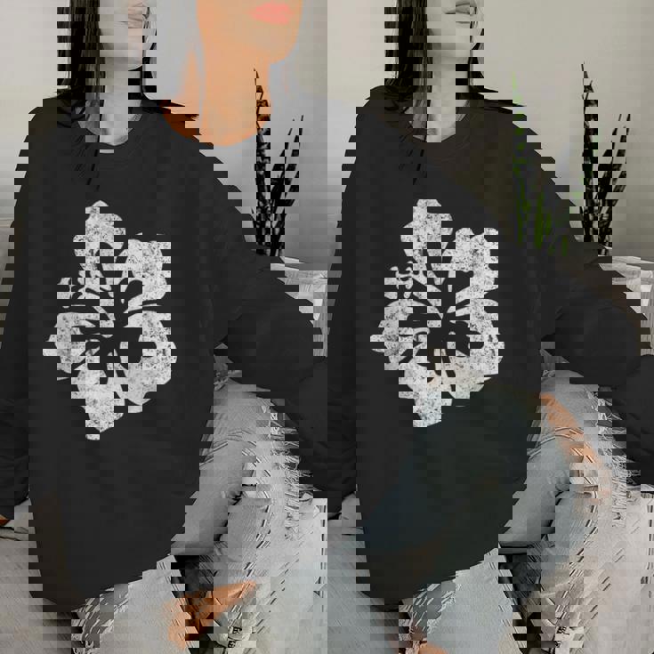 ハワイ ハイビスカス 花 ハワイアン レディーススウェットシャツ 彼女への贈り物