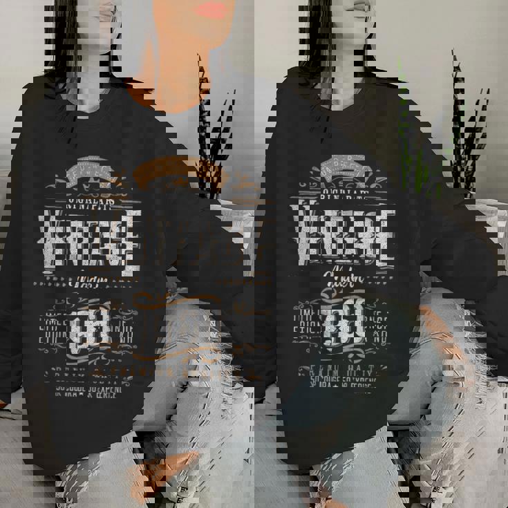 ヴィンテージ 1960 65歳の誕生日プレゼント 女性 男性 65歳 レディーススウェットシャツ 彼女への贈り物