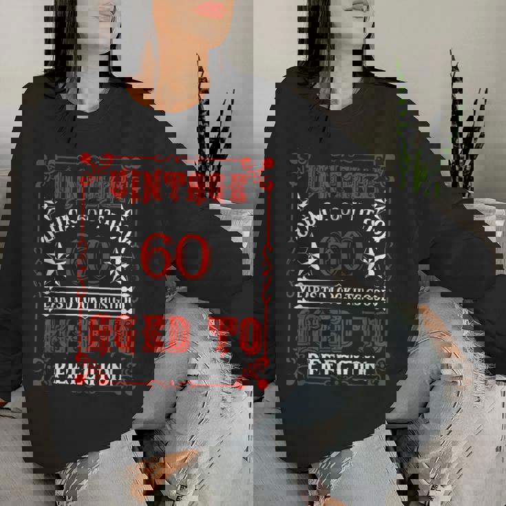 ヴィンテージ 1965 還暦祝い ギフト 男性 女性 60歳 レディーススウェットシャツ 彼女への贈り物