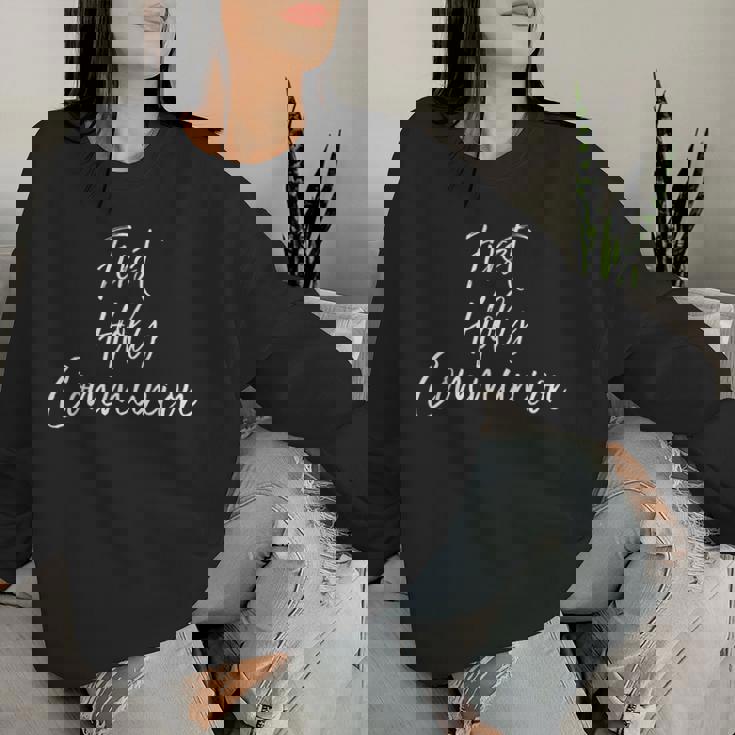 初聖体拝領ギフト 男の子 女の子 初聖体拝領 レディーススウェットシャツ 彼女への贈り物