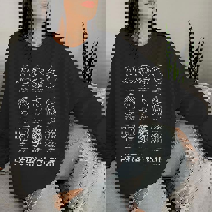 教師、学生、男性、女性の愛の芸術のための歴史。 レディーススウェットシャツ 彼女への贈り物