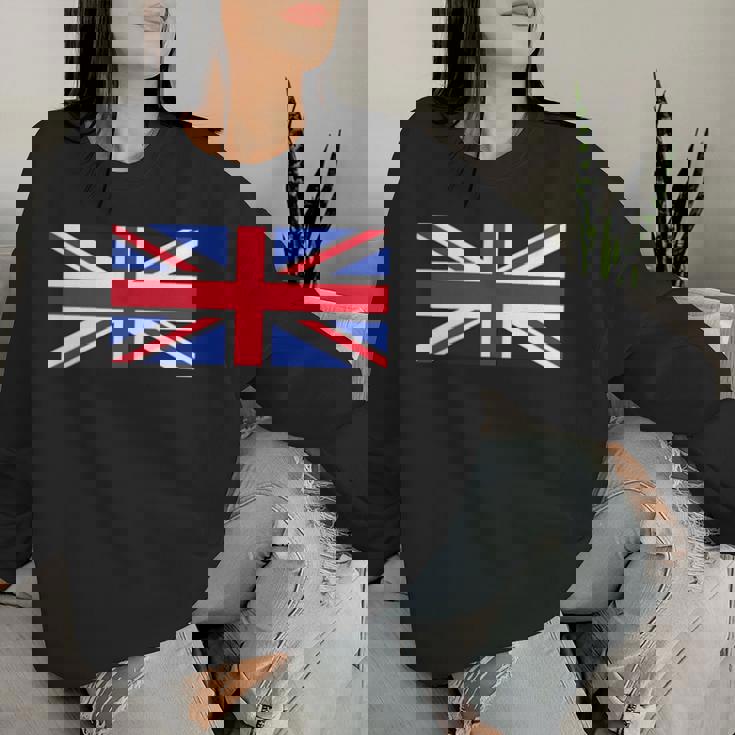 素晴 イギリス国旗 British Flag ユニオンジャック 旗 男性用、女性用 レディーススウェットシャツ 彼女への贈り物