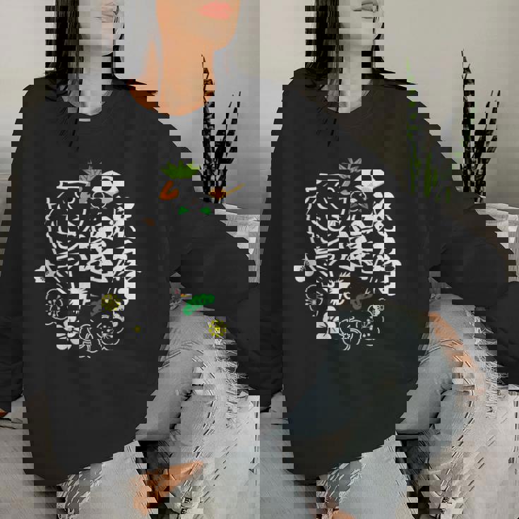 還暦祝 長寿と健康を願う還暦記念 男性 女性 レディーススウェットシャツ 彼女への贈り物