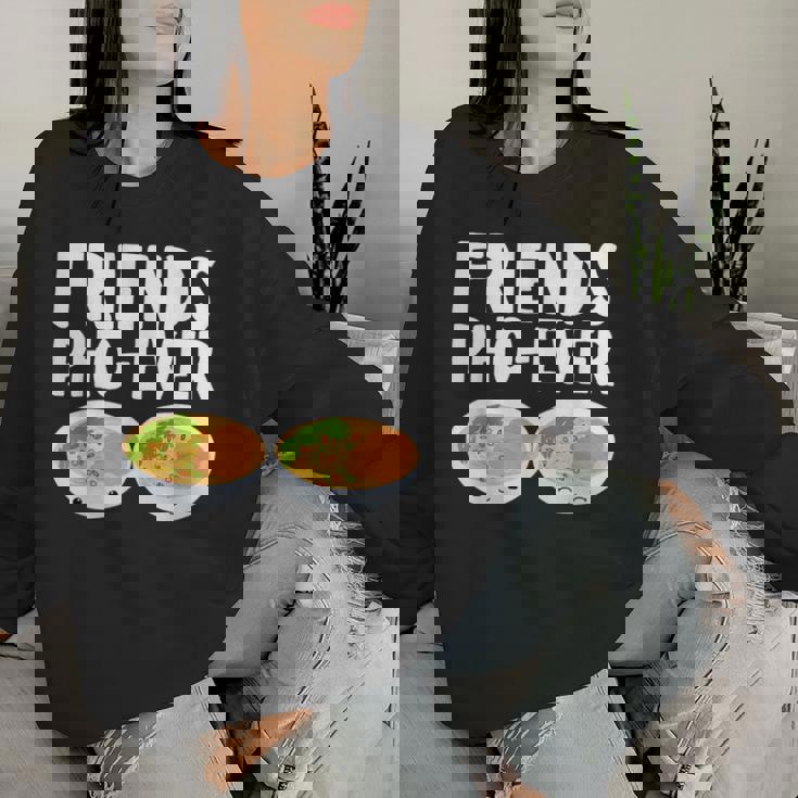 面白い フォーアート 男性 女性 ベトナムヌードル スープ しゃれ レディーススウェットシャツ 彼女への贈り物