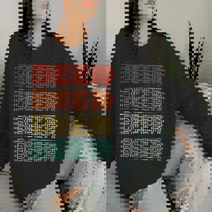 面白いtシャツ 酒 ビール Beer 飲み おもしろ 英語 文字入り 飲み会 酒好き メンズ レディース レディーススウェットシャツ 彼女への贈り物