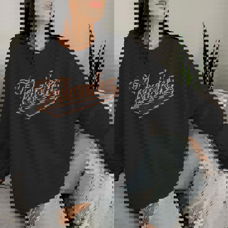 高岡 日本 ジャプネーズ ヴィンテージ 男性 女性 レディーススウェットシャツ 彼女への贈り物