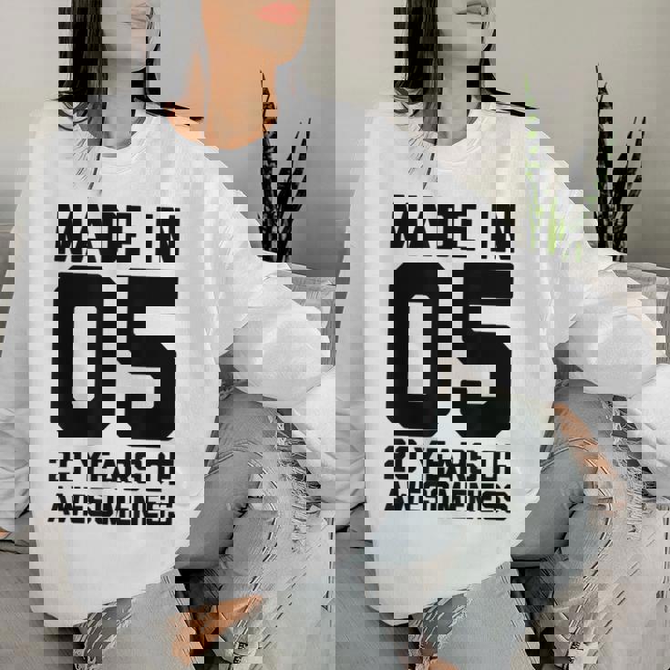 20歳の誕生日 男性 女性 娘 息子 年齢 20歳 レディーススウェットシャツ 彼女への贈り物