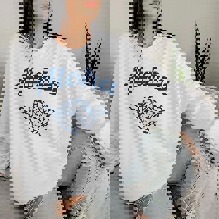 Aloha Beer レディーススウェットシャツ 彼女への贈り物