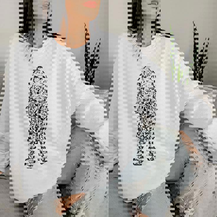 English Cockerpaniel Mom Dog Dadhow コッカースパニエル レディーススウェットシャツ 彼女への贈り物