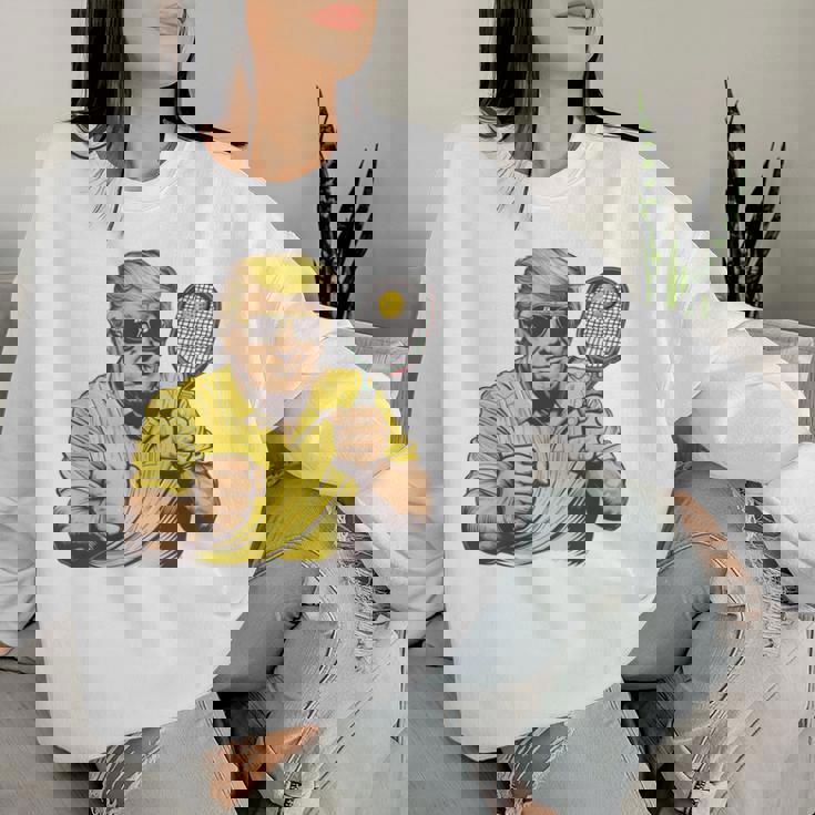 Pickleball Lovers グラフィック ピックルボール 男性 女性 お父さん 長袖tシャツ レディーススウェットシャツ 彼女への贈り物