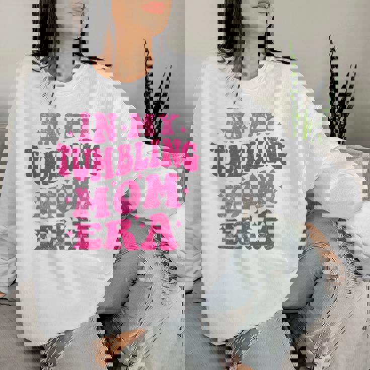 In My Tumbling Mom Era Tumbling Mom Lovers 母の日 長袖tシャツ レディーススウェットシャツ 彼女への贈り物