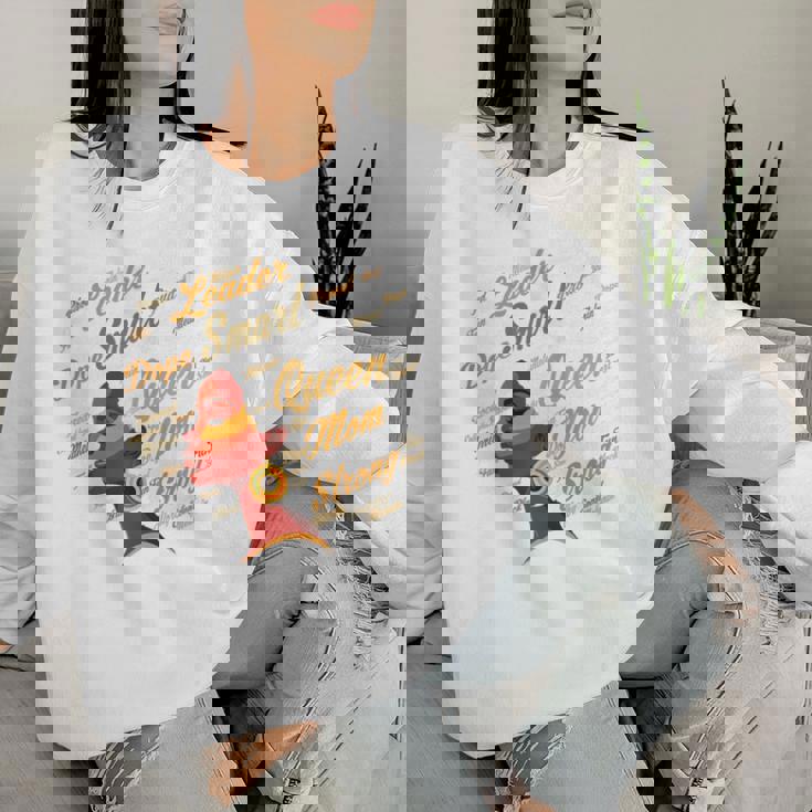 Mom Queen Black African Mother Mother's Day Black Pride Women Sweatshirt Gifts for Her