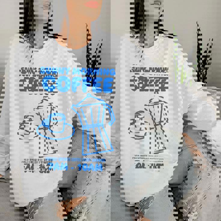 Sunny Morning Coffee Xundayun Delicious Coffee バックプリント レディーススウェットシャツ 彼女への贈り物