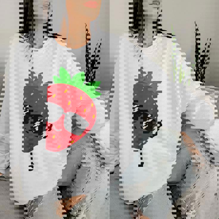 キッズストロベリーシャツ 男の子または女の子用 レディーススウェットシャツ 彼女への贈り物