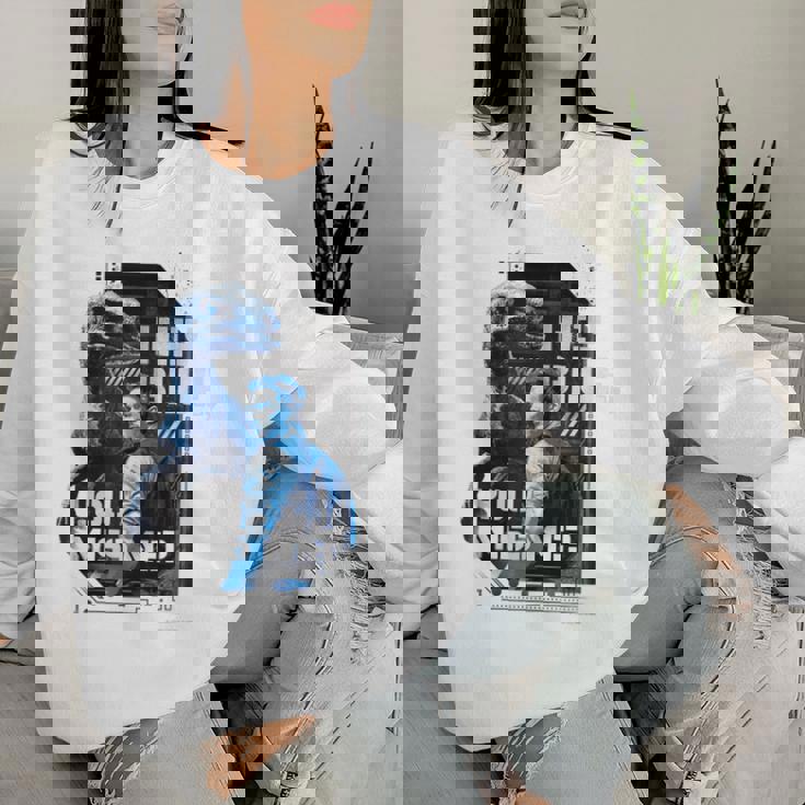 ジュラシック・ワールド Hey Blue You Miss Me レディーススウェットシャツ 彼女への贈り物