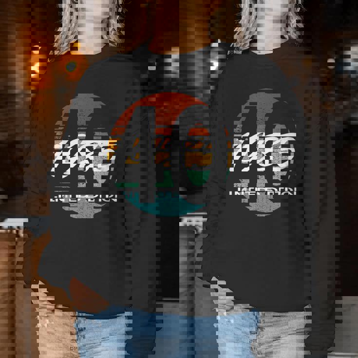 40歳の誕生日 男性 女性 40歳 1985年生まれ レディーススウェットシャツ 面白い贈り物