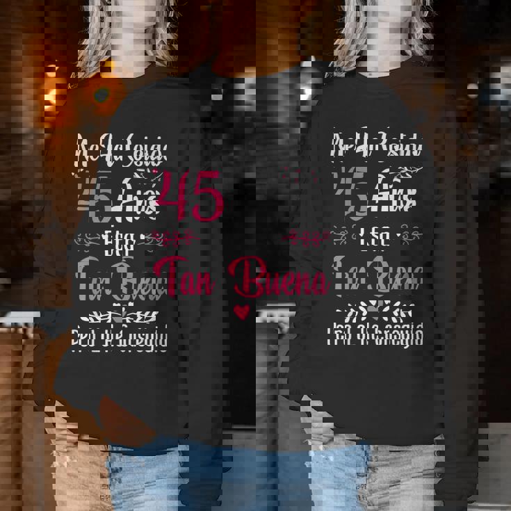 45 Cumpleaños 45 Años Hecha En 1980 Regalos Sudadera Mujer Regalos divertidos