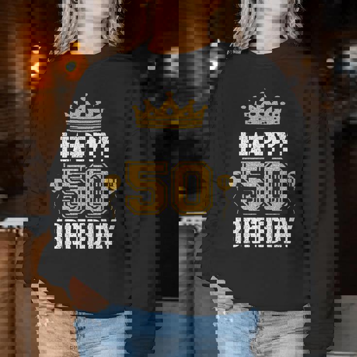 50歳の男性と女性のための50歳の誕生日のアイデア レディーススウェットシャツ 面白い贈り物