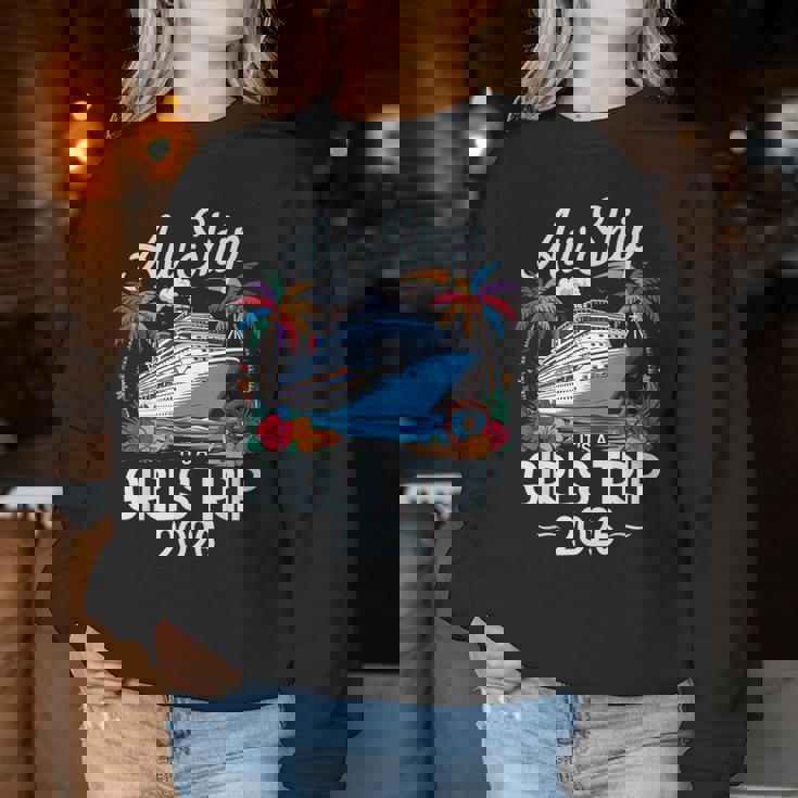 Awhip It's A Girls Trip 2026 マッチング クルーズ旅行 バケーション レディーススウェットシャツ 面白い贈り物