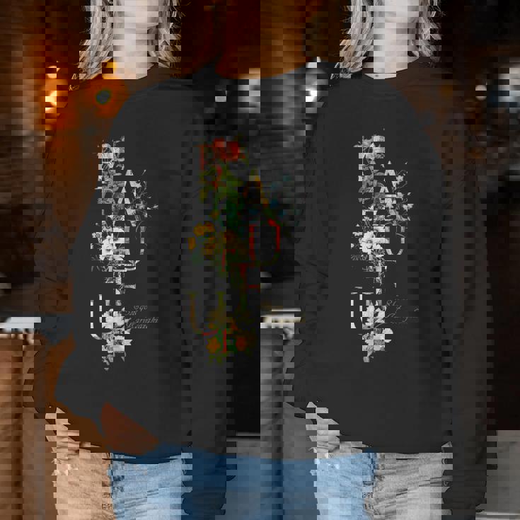 Beauty Flower（5） レディーススウェットシャツ 面白い贈り物