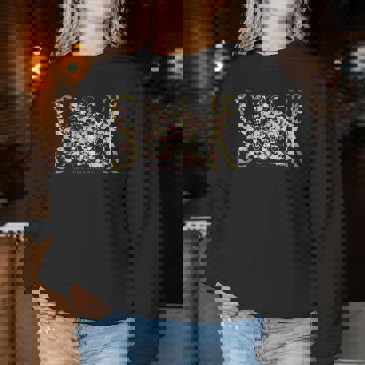 Beauty Flower（6） レディーススウェットシャツ 面白い贈り物