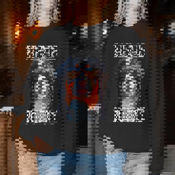 Berner Mommyバーニーズマウンテンドッグ ママ 犬 ママ 母の日 バーニーズマミー レディーススウェットシャツ 面白い贈り物