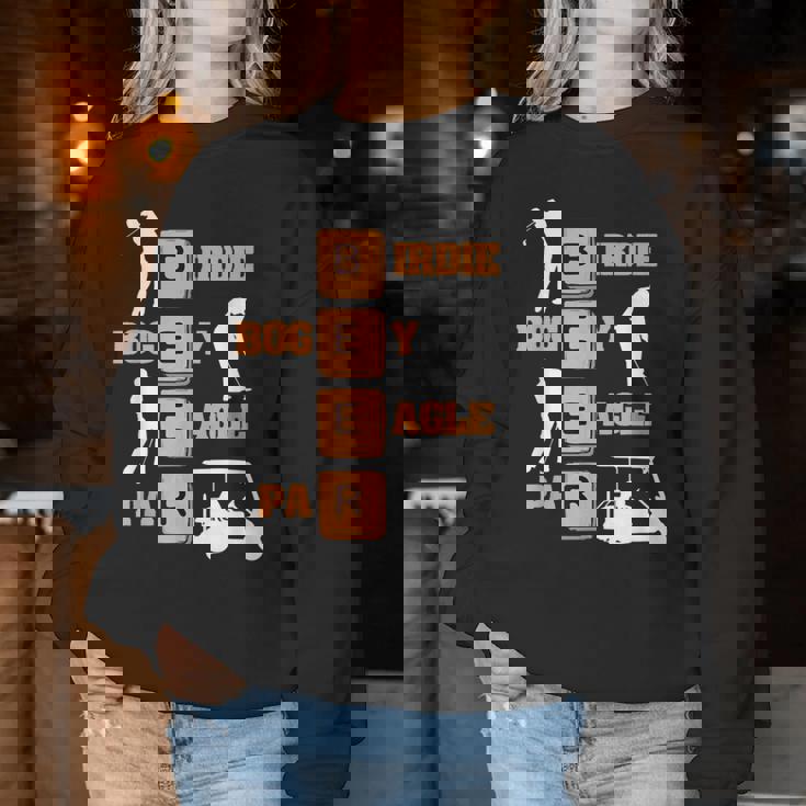 Birdie Bogey Eagle Par Beer ゴルフボール 面白いゴルファー レディーススウェットシャツ 面白い贈り物