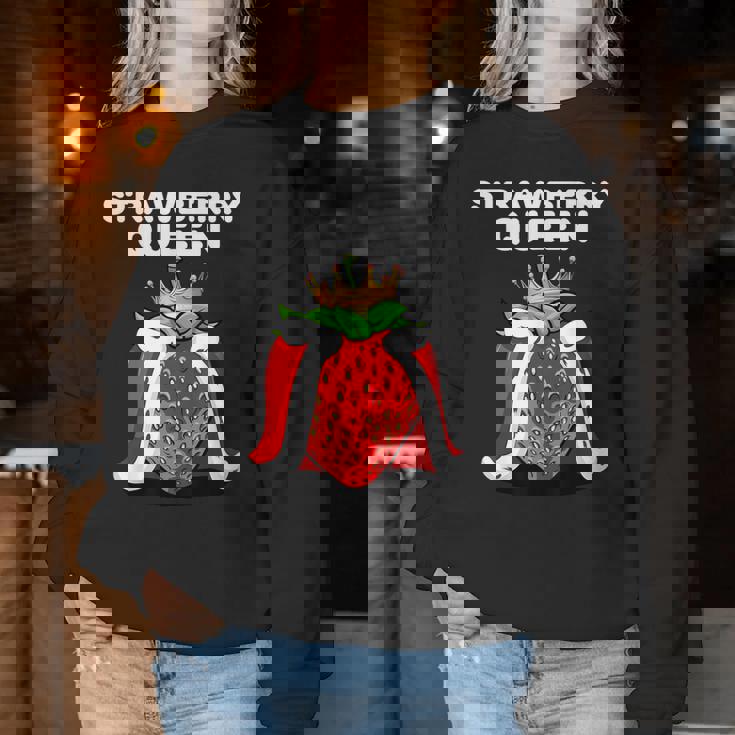 Camisa Para Trawberry Queen Para Amantes De La Fresa Sudadera Mujer Regalos divertidos