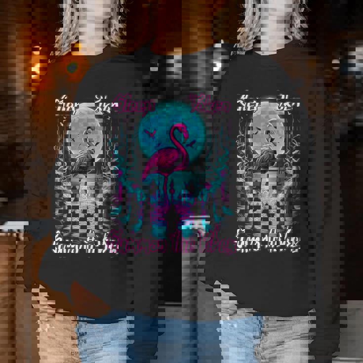 Flamingo Ritual Sleep Token Aesthetic Moon Vibes Women Sweatshirt Personalized Gifts
