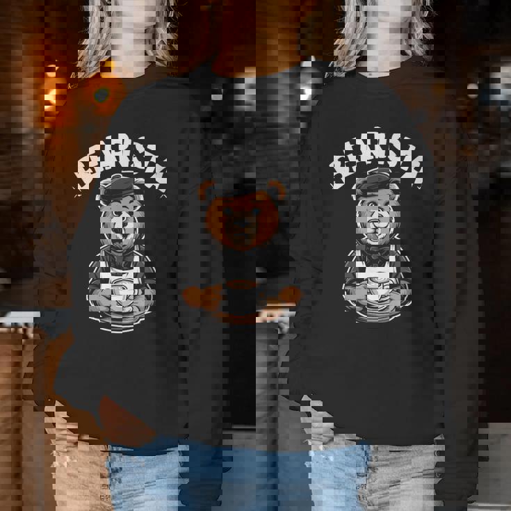 Barista Coffee Lover Espresso Caffeine レディーススウェットシャツ 面白い贈り物