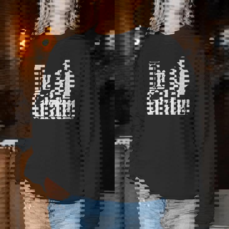 The Girlfather Dad Of Girls Father's Day Daddy Papa Women Sweatshirt Unique Gifts