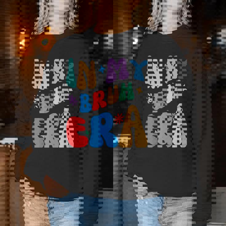 Groovy Cute Bruh メンズ レディース キッズ 面白い 兄弟 兄弟 レディーススウェットシャツ 面白い贈り物