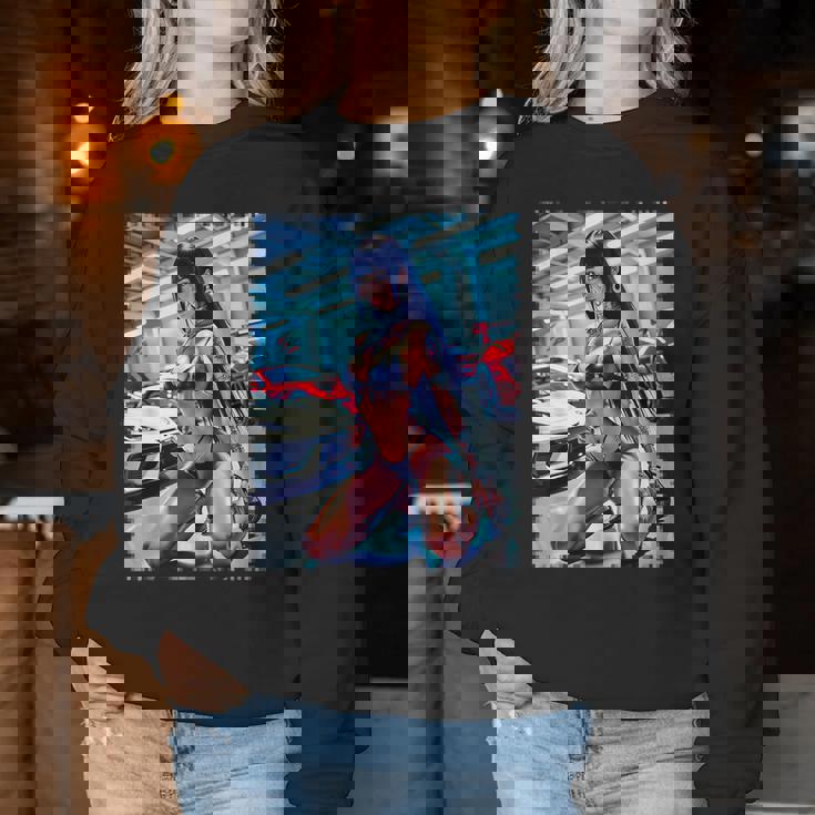 Hot Girl On メンズ Hot Asian Girl 輸入モデル レディーススウェットシャツ 面白い贈り物